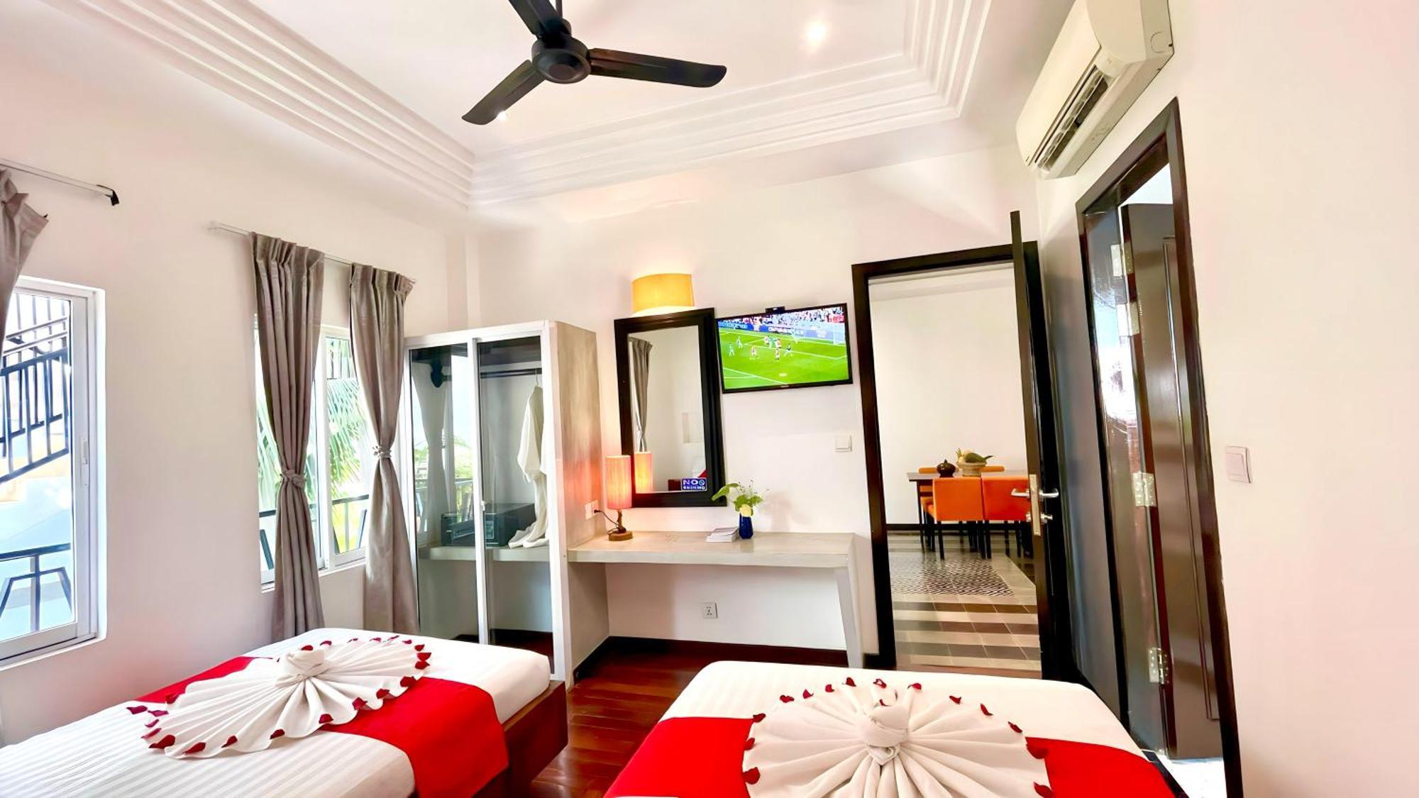Boutique Indochine D'Angkor Hotel Siem Reap Quarto foto