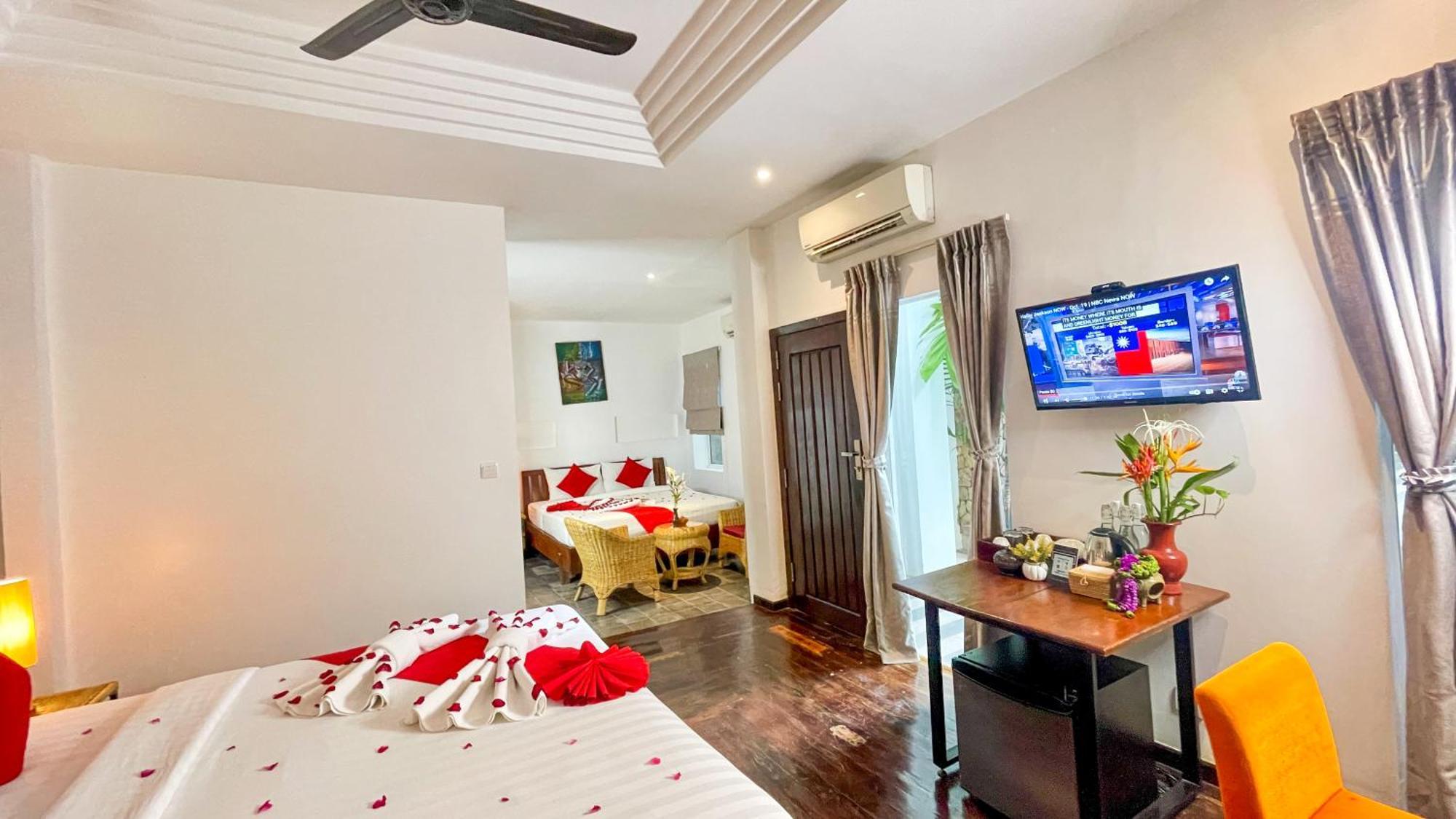 Boutique Indochine D'Angkor Hotel Siem Reap Quarto foto